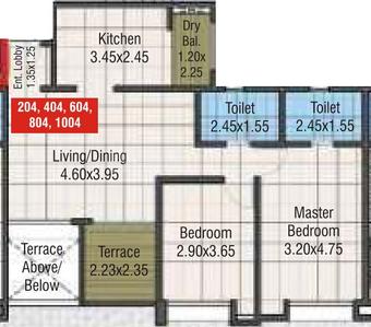 Kumar Picasso Tower A B1 B2 E O1 O2 2D 3