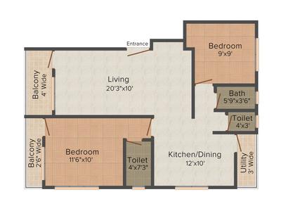 R K Lotus Avenue 2D 3