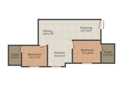 Angleplus Chaithanya Apartment 2D 1