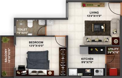 Bhavisha Gardeniaa 3D 1