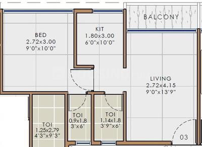 Vrindavan Chandar Heights 2D 1