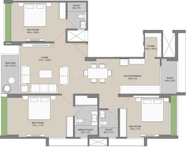 SB Karnavati Riverside Block D 2D 1