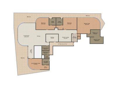Paras Quartier Floor Plan Gwal Pahari, Gurgaon
