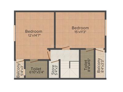 Aditya Pushti 2D - First Floor 3
