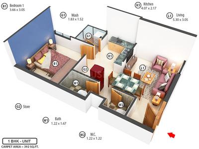 Ishwar Krupa Residency 3D 1