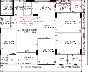 Shree Saral Paradise And Sky Luxuria Apartment 2D 1