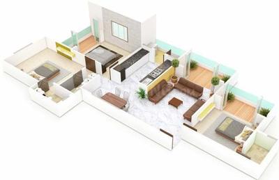Raunak Residency 3D 1