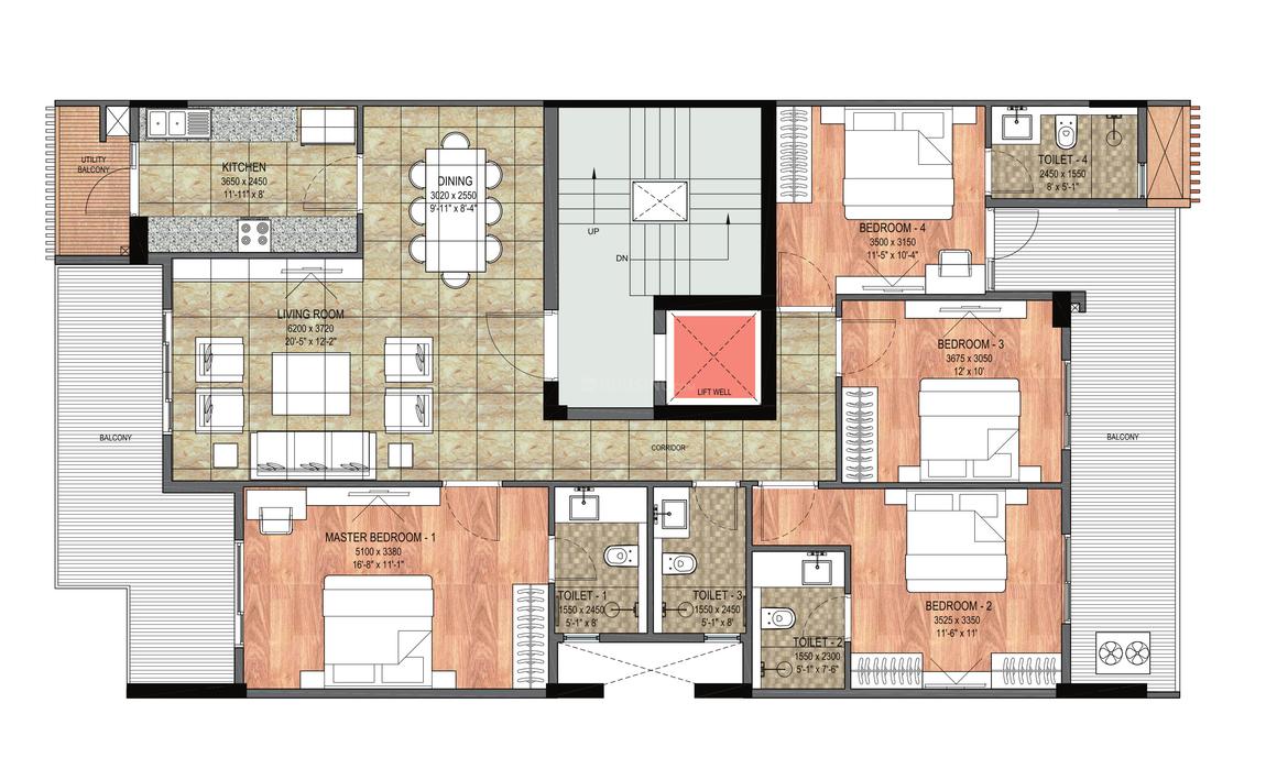 DLF Independent Floors at DLF City Phase I and III in DLF Phase 3
