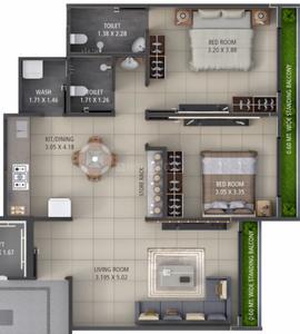 Soham Elegance 2D 2