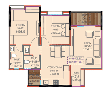 Majestique Towers East 2D 4