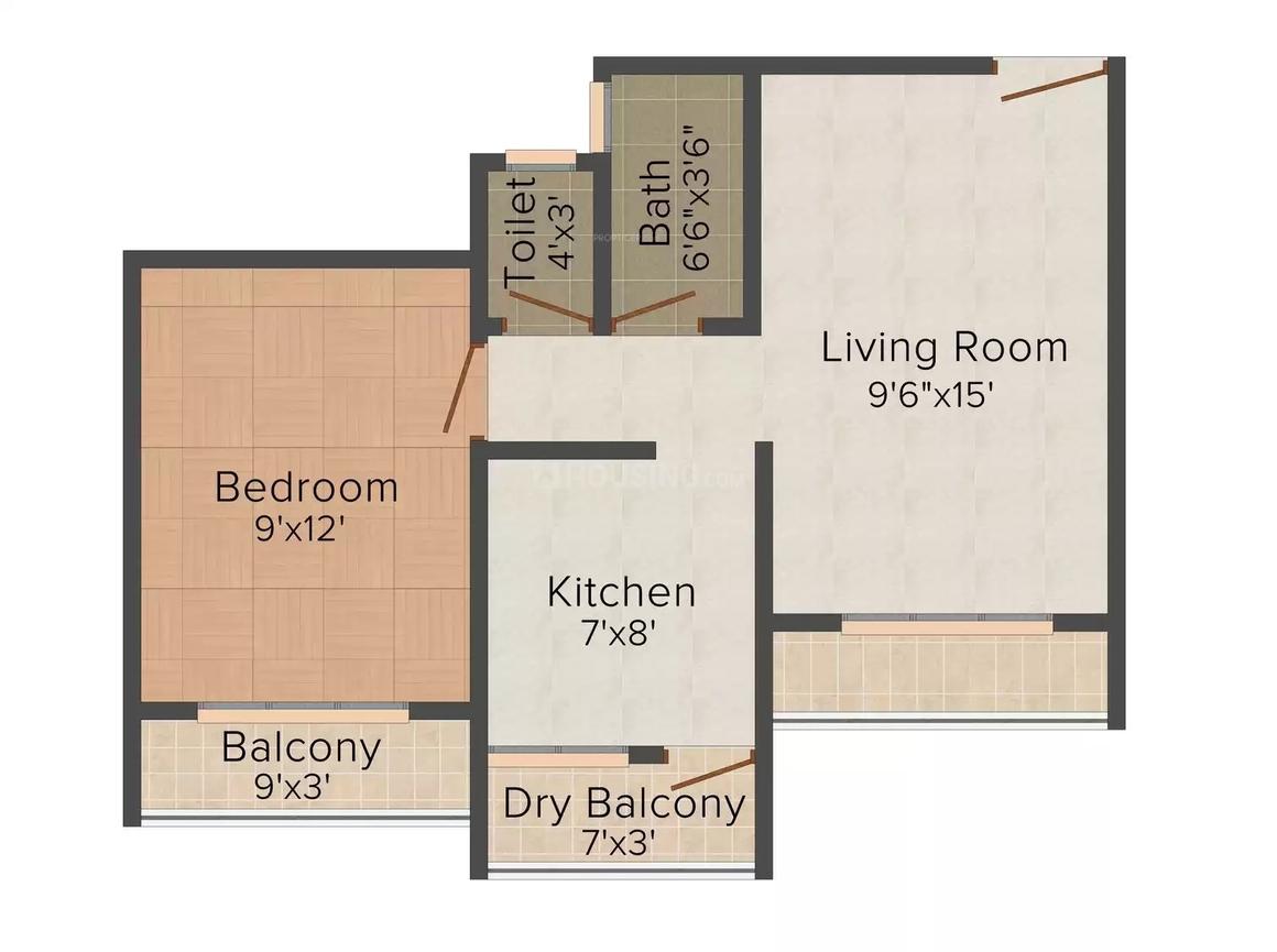 Jasmina Ideal Enclave Floor Plan Mira Road East, Mumbai