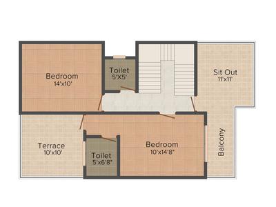 Dev Mukund Ratnam 2 2D - First Floor 3
