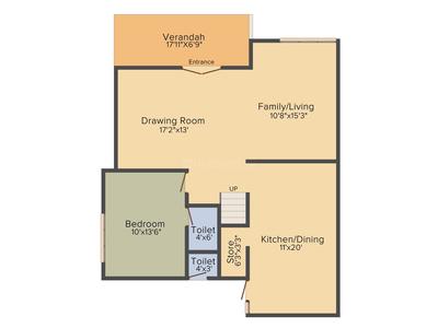 U K Developers Suvarna Villa  2D - Ground Floor 1