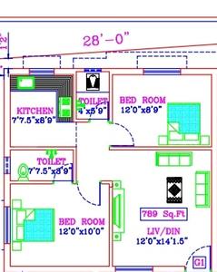 Vignesh Homes 2D 3