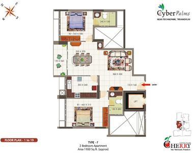 SFS Cyber Palms Cherry 2D 1