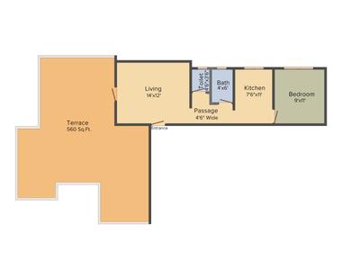 Saakaar Arya Apartment 2D 2