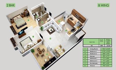 Excellaa Residency 3D 1