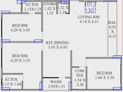 Pioneer Viona layout in Surat view 3