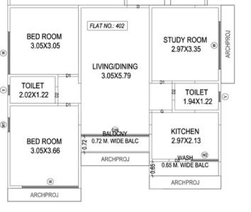 Parshva Parshwa Residency 2D 3