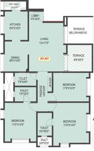 OM Vista Residency 2D 3