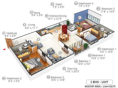 Shubh Aashish 3D 1