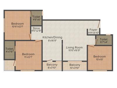 Hetvi Aaditya Residency 2D 2