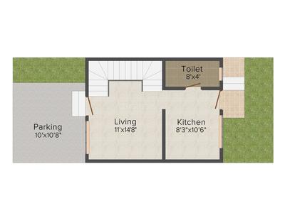Mount Villas 2D - Lower Floor 2