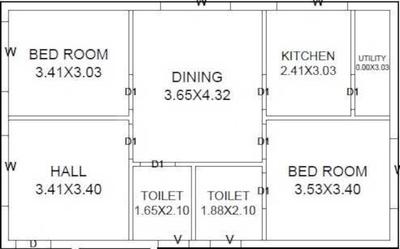Highland Suvarna Residency 2D 1
