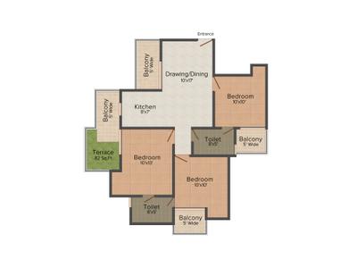 Amrapali Courtyard 2D 3