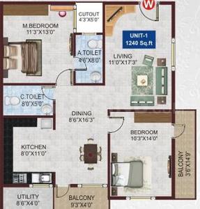 Sri Sai Krupa Developers Elegance 2D 1