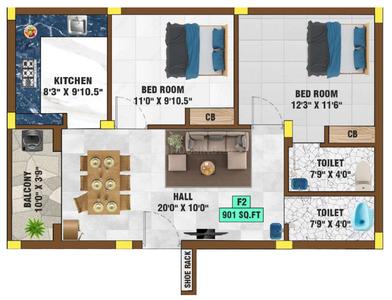 Bharathi Magnus Apartments 2D 1