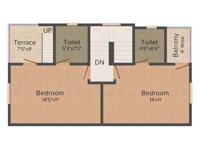 Haridarshan Duplex 2D - First Floor 2