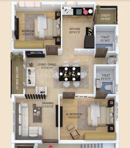 Ashvanth Constructions Mayfair Avenues 2D 1