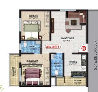 Balaji Sapthagiri Towers 2D 1