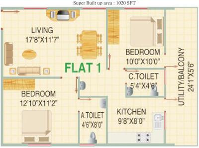 RV Shastri Residencey 2D 1