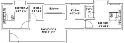 Green View Residency 2D 1