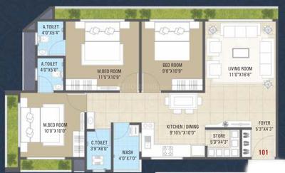 Shree Amba Luxuria Phase 1 2D 2