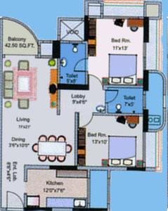 Rustomjee Adarsh Excellency 2D 1