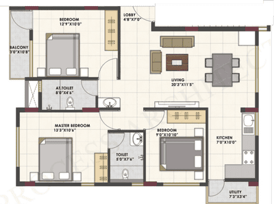 Ashirwad Enclave 2D 3