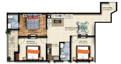BNH Shivaan Heights 2D 2