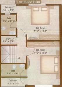 Aditya Developers Vadodara Pushti 2 Villas 2D 1