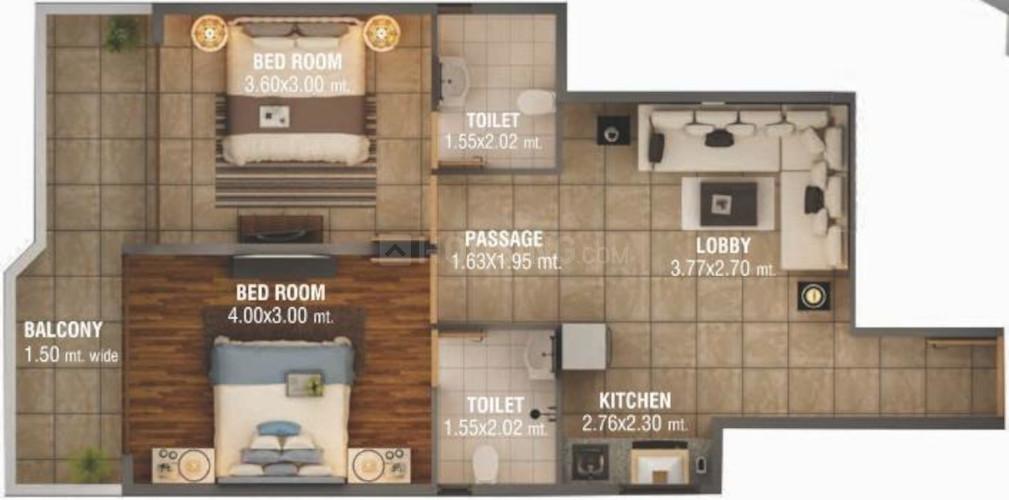 Pyramid Midtown Floor Plan Sector 59, Gurgaon