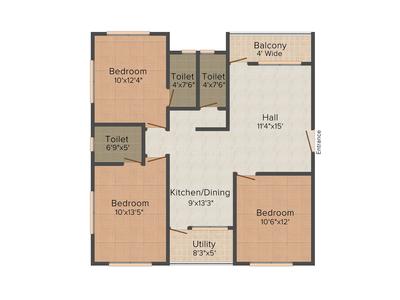 Govardhan Residency 2D 1