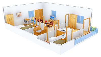 Gowtham Towers 3D 1