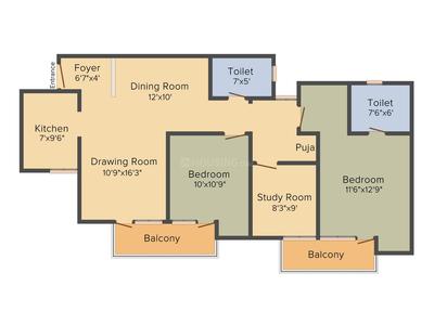 AJS Hill View Apartments 2D 1