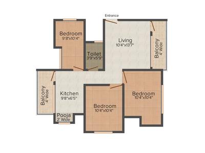 Vikas Bhagirathi Residency 2D 1