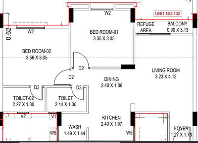 Pratham Riviera Phase 6 2D 2