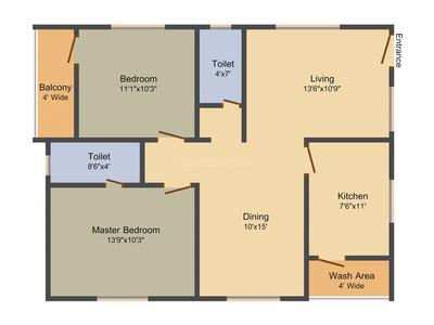 VijaySurya Venkat Sai Gardens City 2D 1