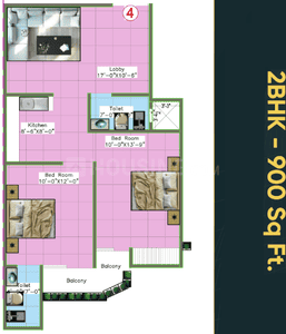 Maya 108 Prime Residency 2D 1