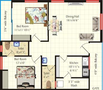 SV Vigneshwara Residency 2D 1